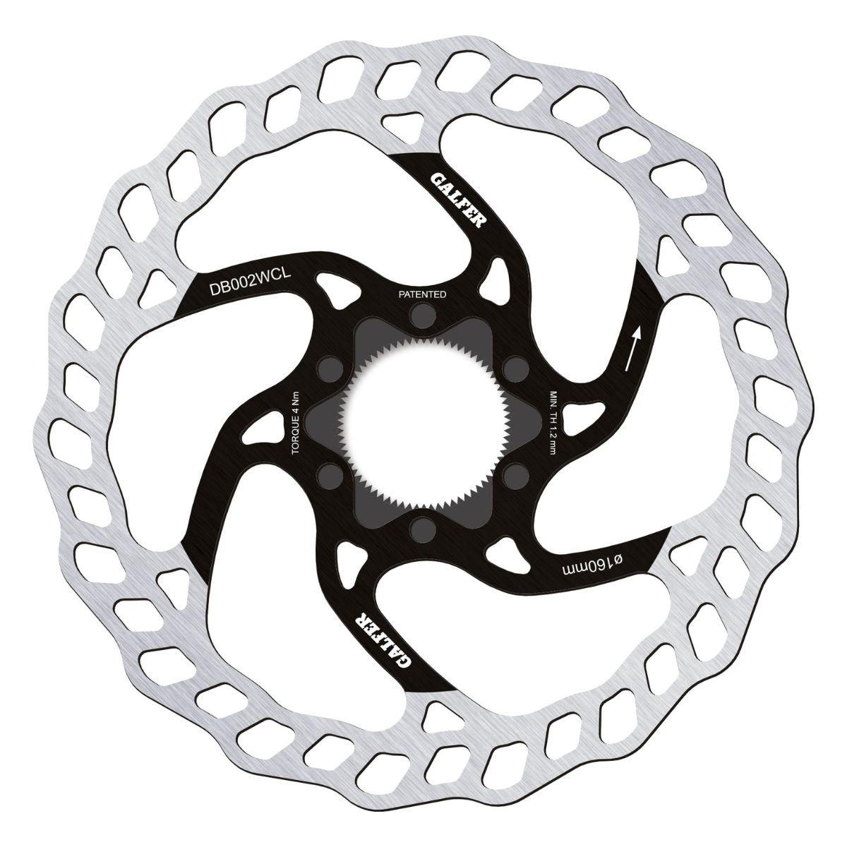 Galfer Mtb Wave Disc Rotor Centerlock