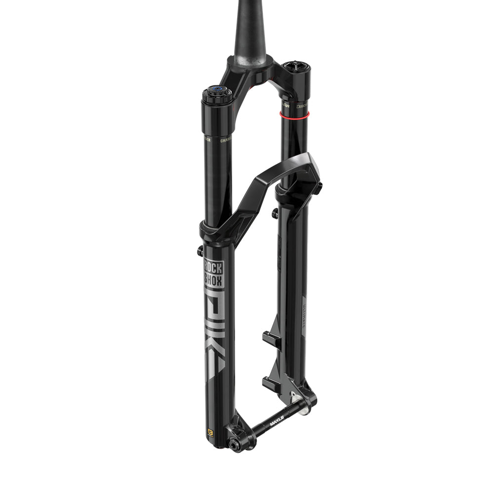 RockShox Fork Pike Ultimate CHARGER 3.1 RC2 - Crown 27.5 Boost 15x110 140mm Gloss Black Alum Str Tpr 44offset DebonAir+ (includes Bolt On Fender,2 Btm Tokens, Star nut, Maxle Stealth) C2