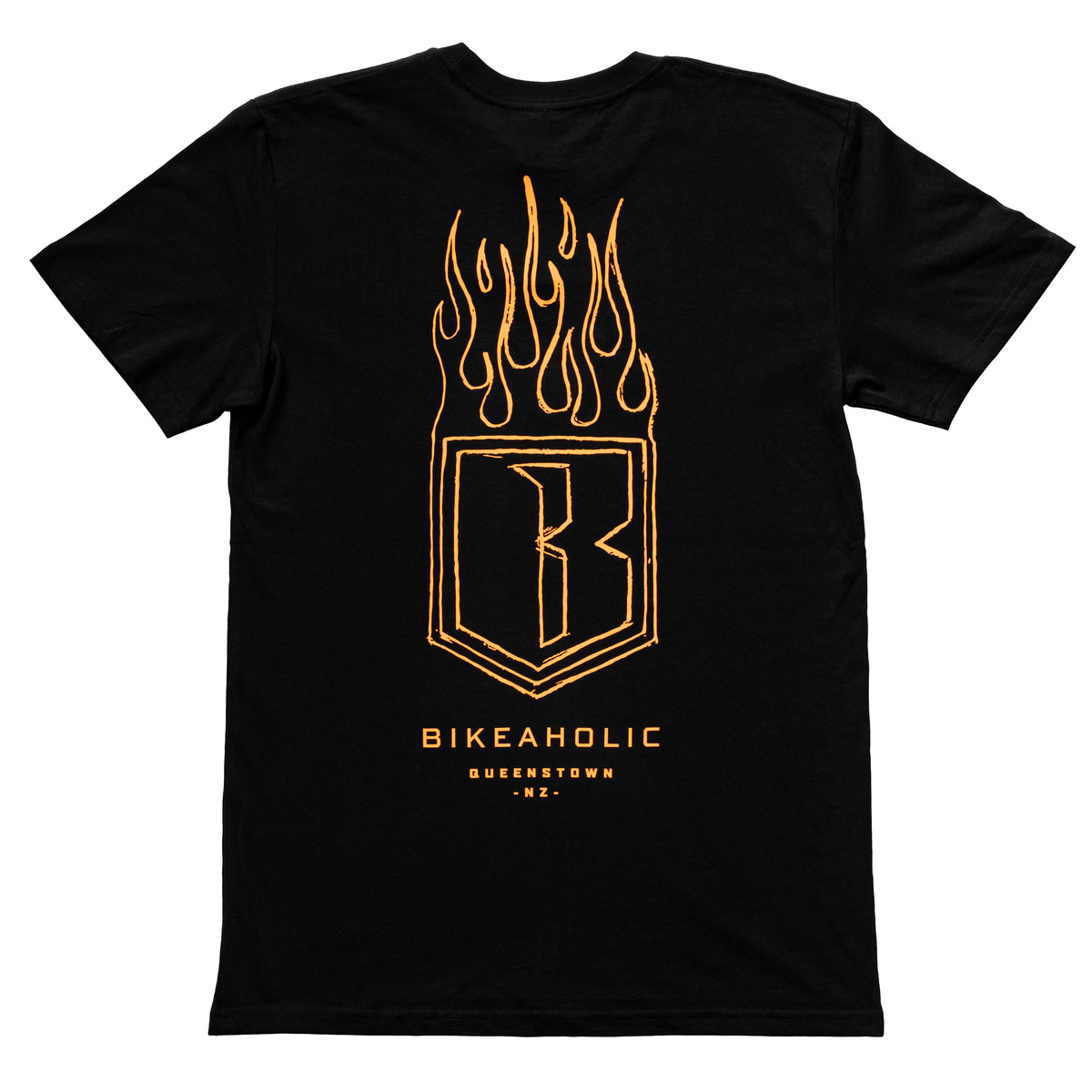 Bikeaholic Flamin Tee