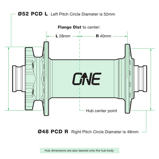 OneUp Front Hub Boost 32H