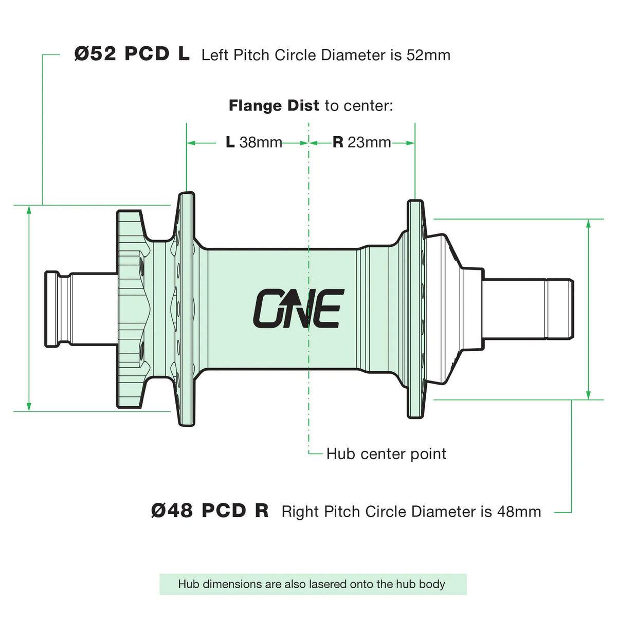 OneUp Rear Hub Boost 28H