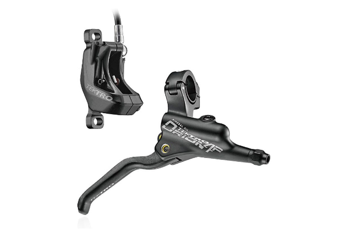 TEKTRO HD-E730 E-Bike Hydraulik-Scheibenbremse 4-Kolben – Mit Power-Off-Sensor, Für Bis 45 Km/h, Inkl. 180 Mm Rotoren
