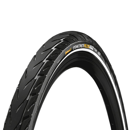 Continental Contact Plus City Wire Bead Tyre 27.5 x 2.2 Black / Reflex E50
