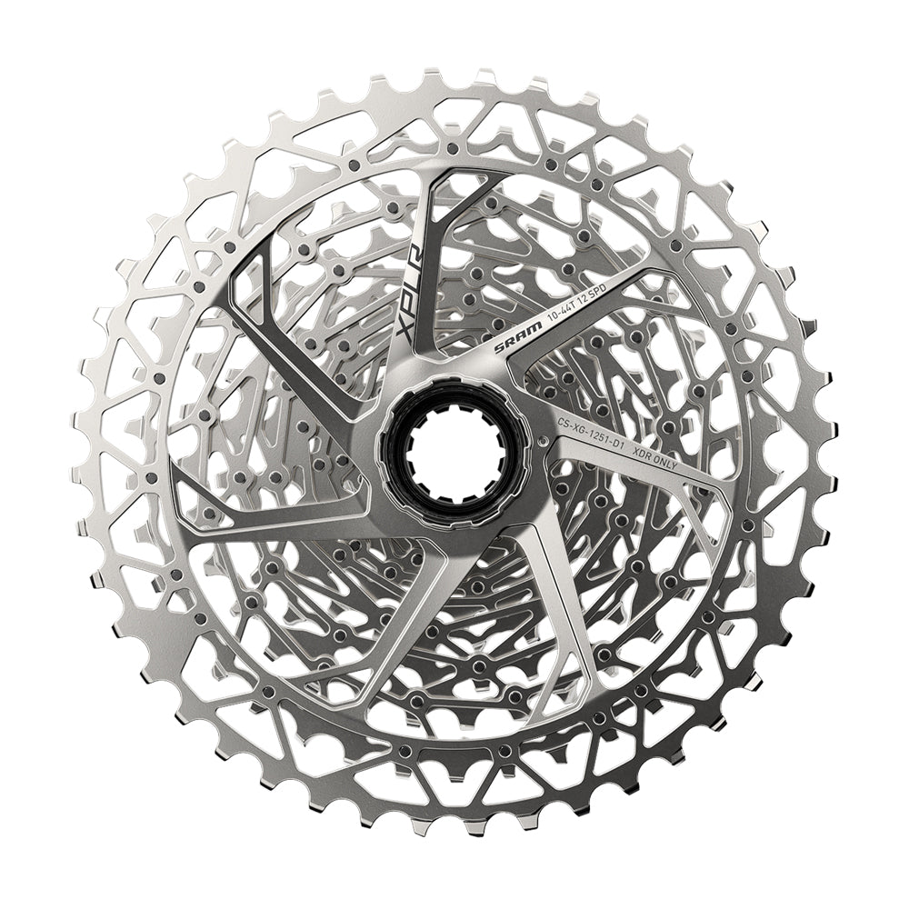 SRAM Cassette XG-1251 D1 10 / 44 Tooth, 12 Speed Silver