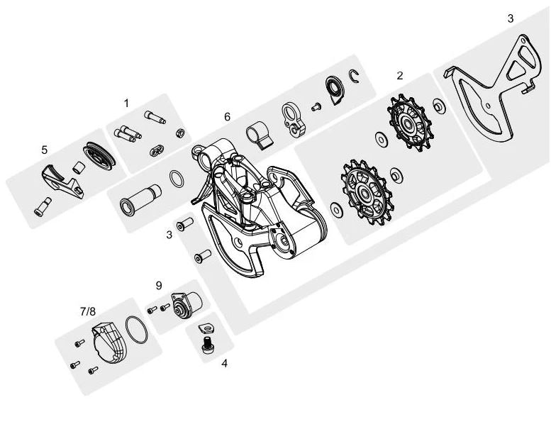 TRP _EVO12_DERAILLUER_EXPLODED-DIAGRAM