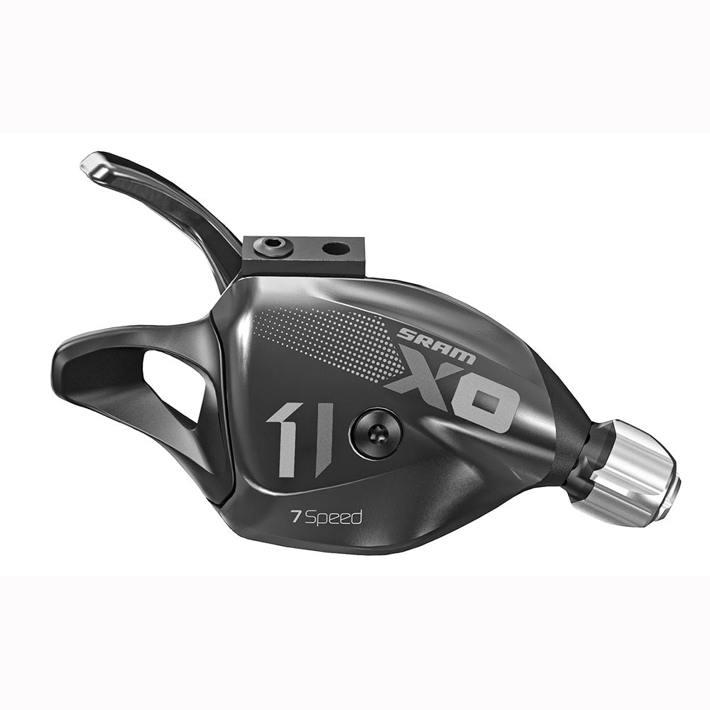 SRAM Shifter X01 DH Trigger 7 Speed Rear with Discrete Clamp Black A2