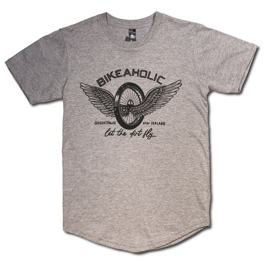 Bikeaholic Let The Dirt Fly Tee