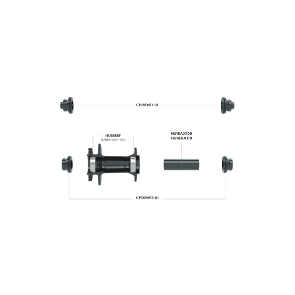 Bearing and Spacer sets for Hubs
