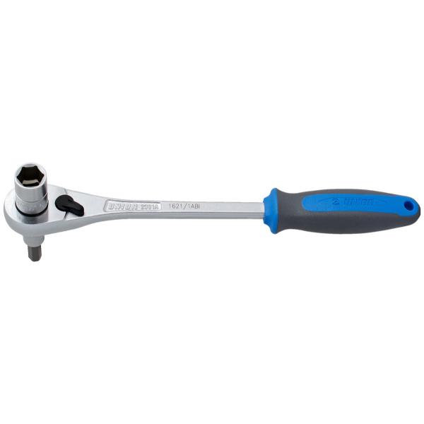 Unior Ratchet Wrench with 8mm Hex/14mm Socket