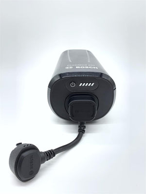 Cable laid towards the battery holder