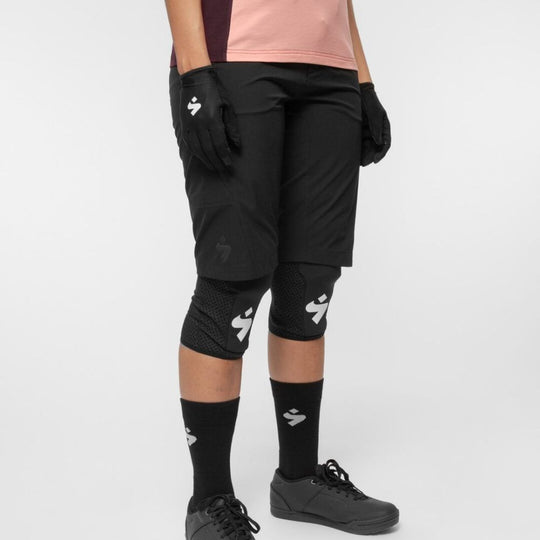 Hunter Slashed Shorts Women's Black