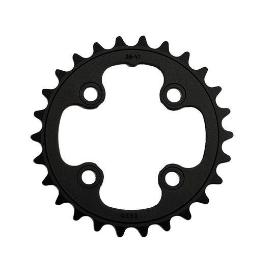 SRAM Chain Ring MTB 26 Tooth 64mm V1 Aluminium 3mm Blast Black
