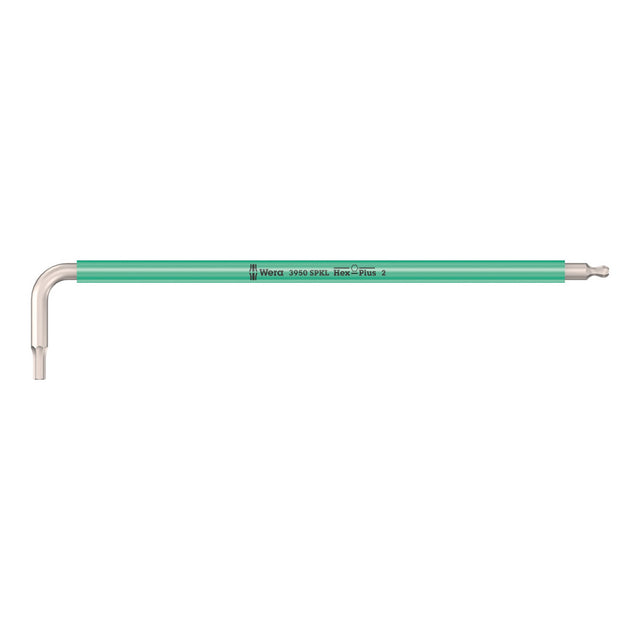 WERA TOOLS L-KEY 950 SPKL HF MULTICOLOUR HEX-PLUS 2MM L-KEY, METRIC, WITH HOLDING FUNCTION