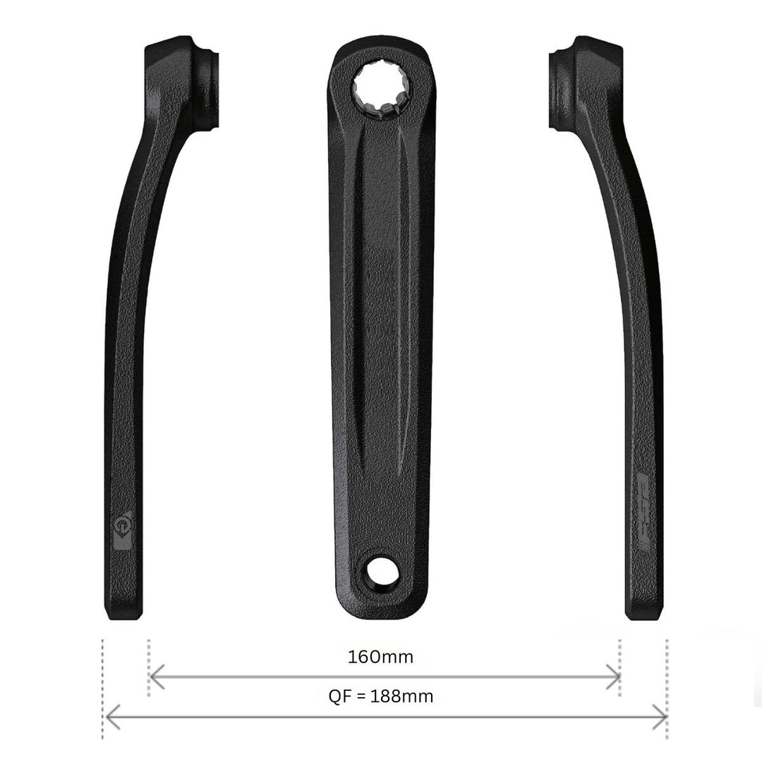 Fsa Isis Spline E Bike Cranks Ck 320/Is Bosch G4 / Yamaha Pwx / Brose