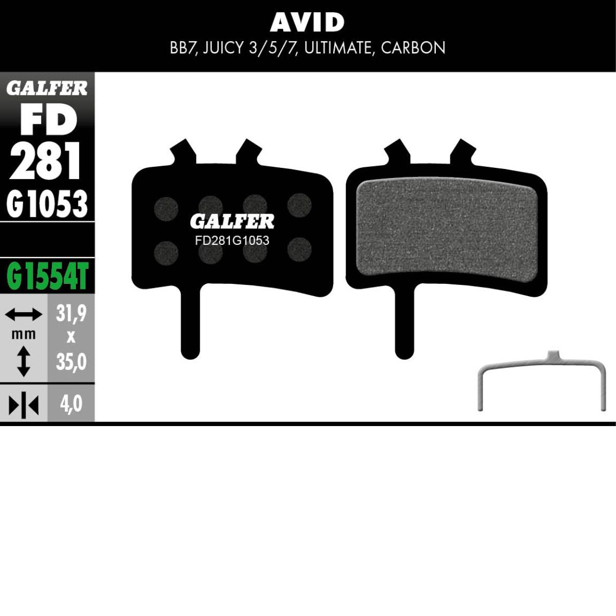 Galfer Brake Pads Avid Juicy