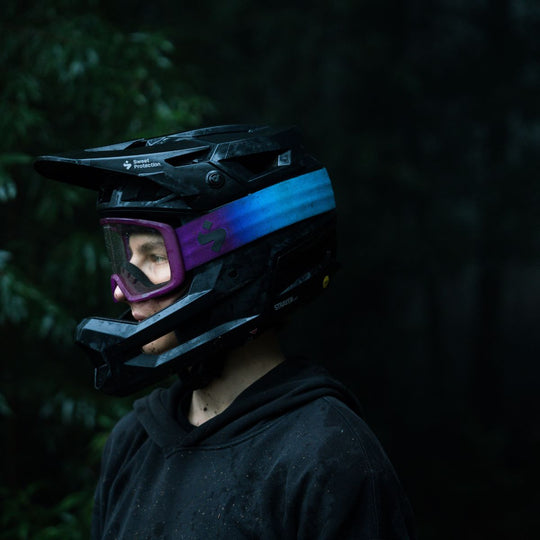 Firewall Mtb Goggle Hyper Violet With Clear Lens
