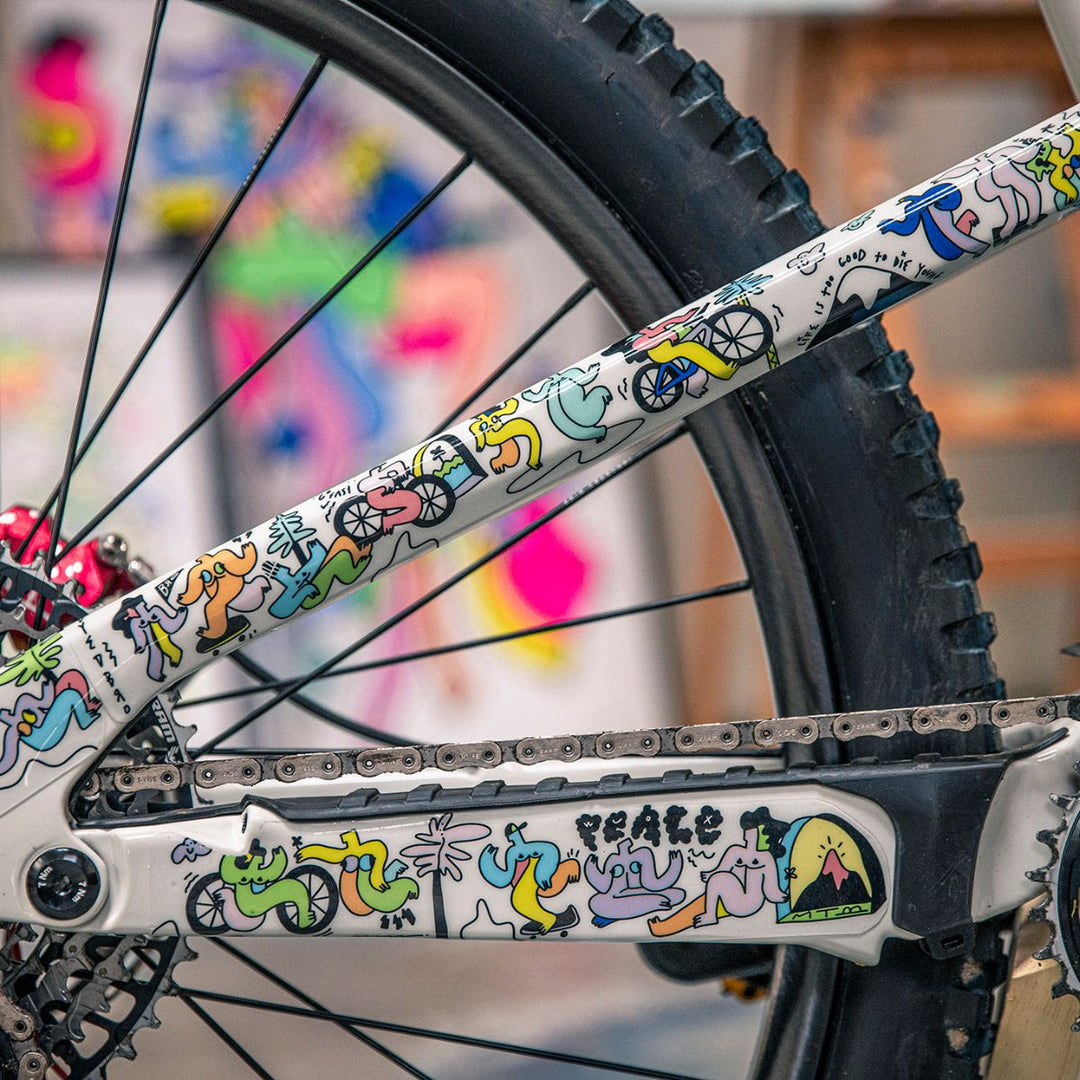 Dyedbro Mtb Frame Protection Artist Series Kiko Clj