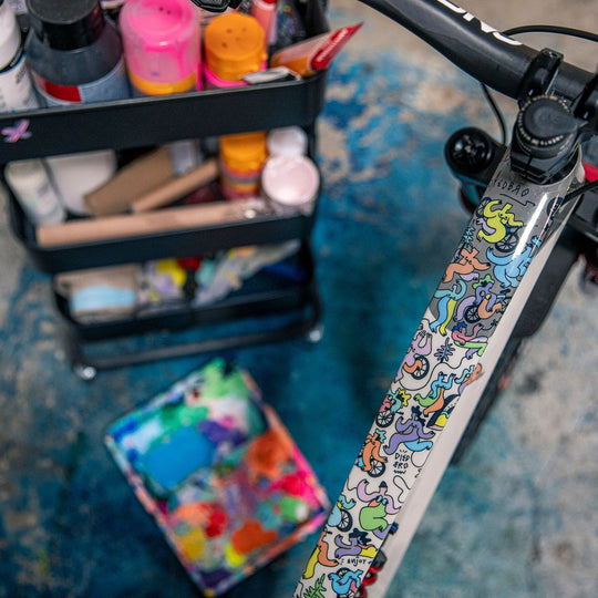 Dyedbro Mtb Frame Protection Artist Series Kiko Clj