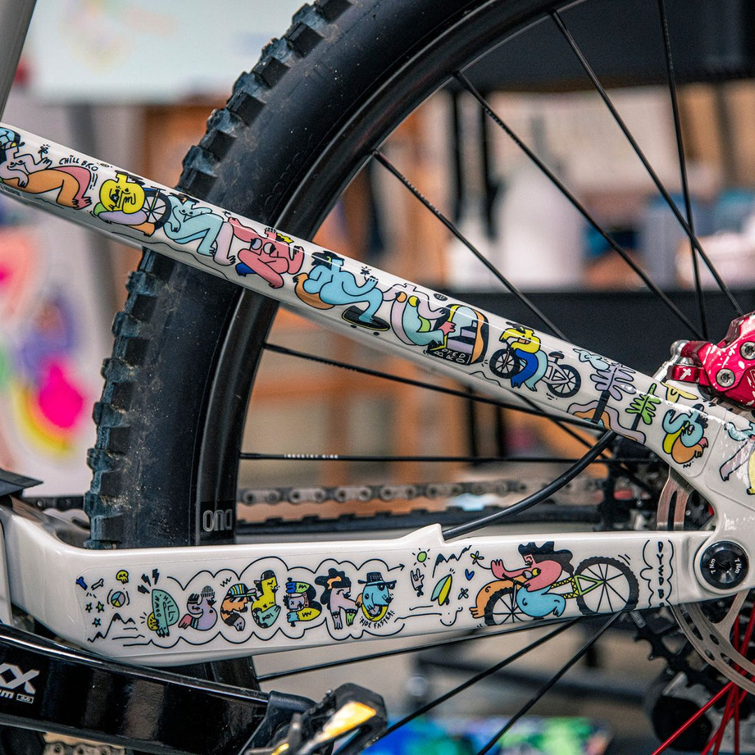 Dyedbro Mtb Frame Protection Artist Series Kiko Clj
