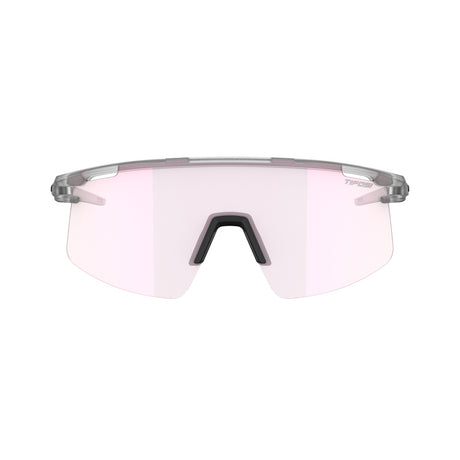 Tifosi Moab Lite Sunglasses Satin Clear with Clarion Pink Fototec Lens
