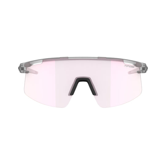 Tifosi Moab Lite Sunglasses Satin Clear with Clarion Pink Fototec Lens
