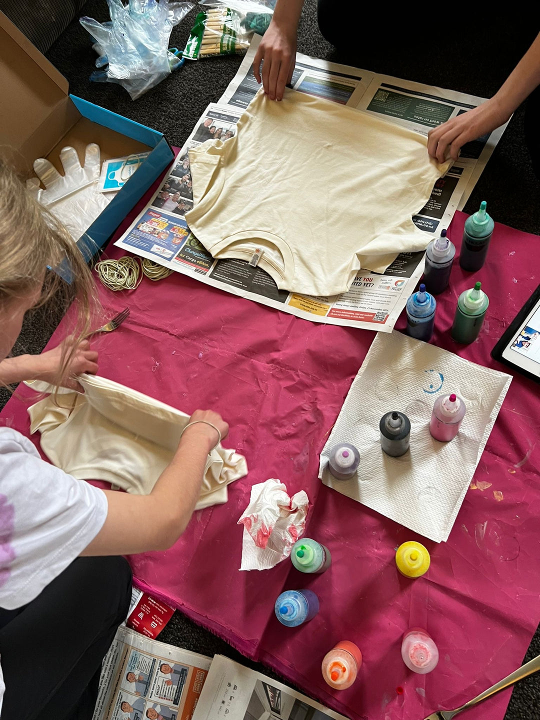 Bikeaholic Tie-Dye Shirt Kit