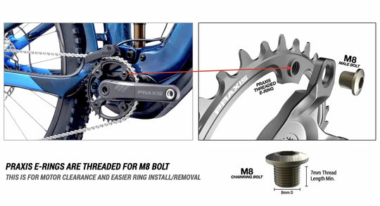 PRAXIS M8-E-RING-BOLT-GRAPHIC