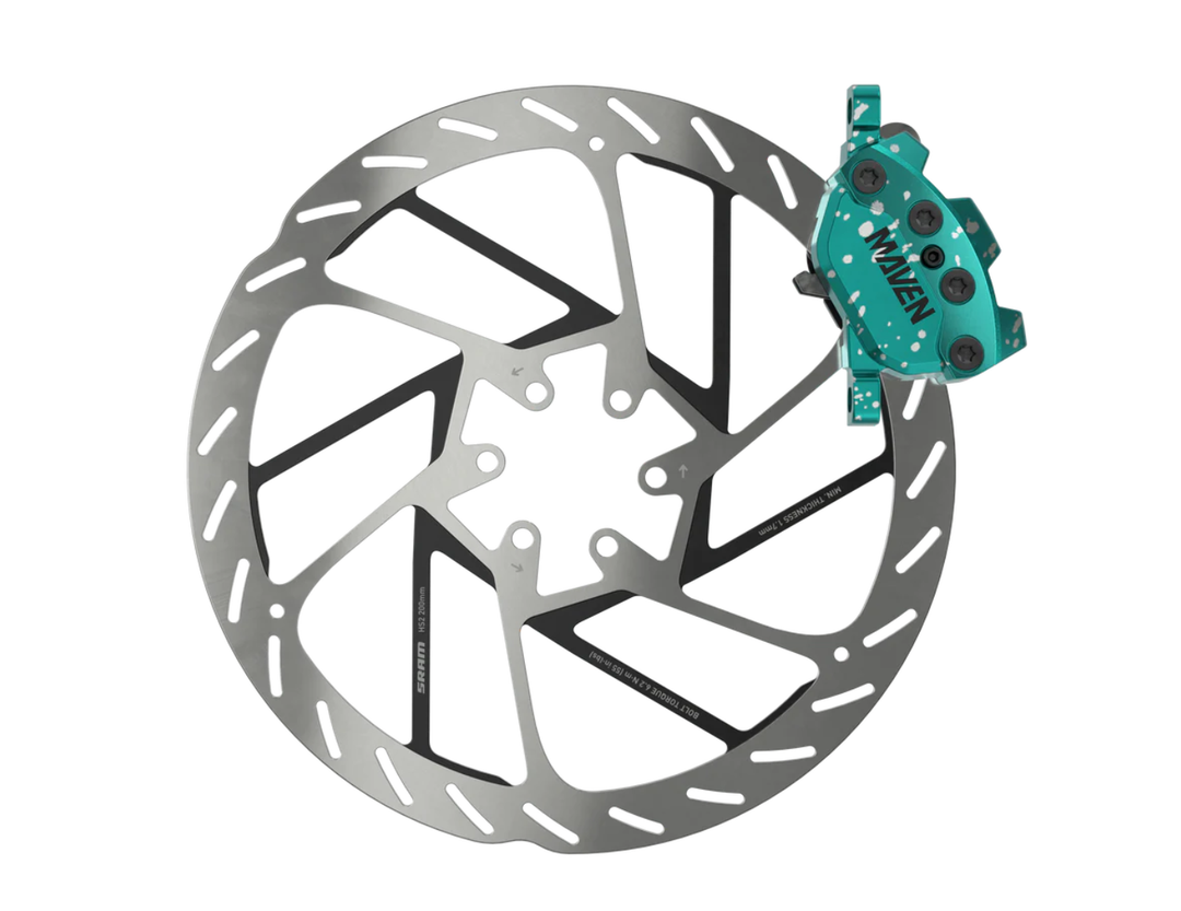SRAM Disc Brake Maven Ultimate Stealth Expert Kit - Teal Splatter