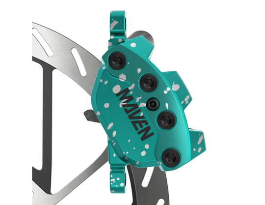 SRAM Disc Brake Maven Ultimate Stealth Expert Kit - Teal Splatter