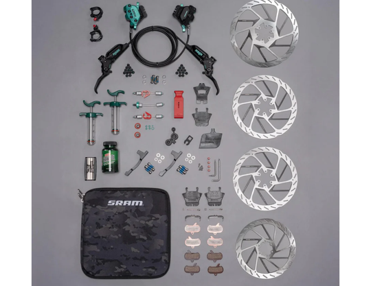SRAM Disc Brake Maven Ultimate Stealth Expert Kit - Teal Splatter