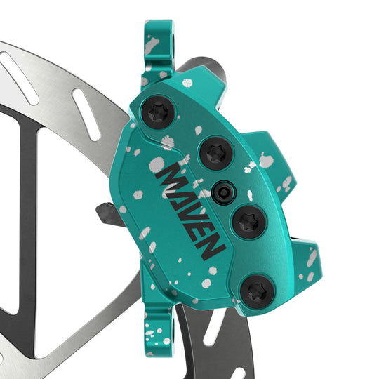 SRAM Maven Ultimate Teal Splatter Brake