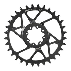 SRAM Chain Ring T-TYPE Eagle 32T Steel Direct Mount 3mm Offset Eagle (including 8 bolts) Black - S1000
