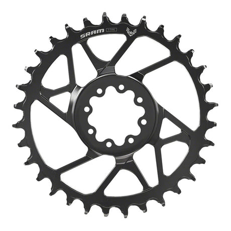 SRAM Chain Ring T-TYPE Eagle 32T Steel Direct Mount 3mm Offset Eagle (including 8 bolts) Black - S1000
