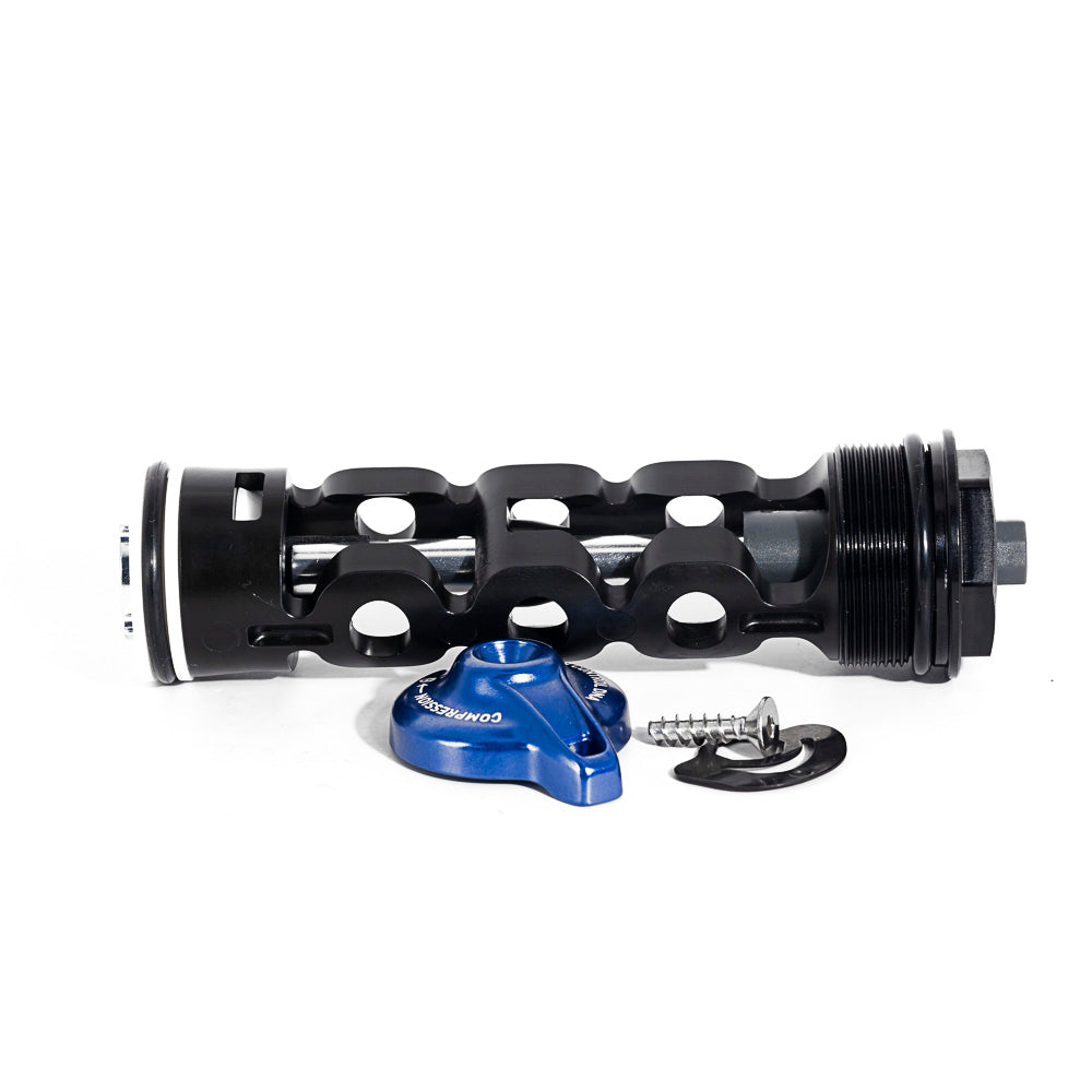 RockShox Fork Compression Damper - Remote 10mm (2013+ PushLoc, OneLoc, TwistLoc), Motion Control RL DNA, Silver (Includes Spool and Cable Clamp) - SIDB / REBA A2 - A3 2013 - 2016