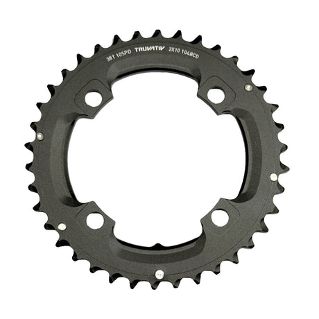 SRAM Chain Ring MTB 38 Tooth 104 S1 49 Chain Line AL5 2x10 Long Pin Blast Black (For 38/24)
