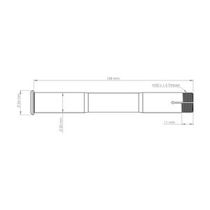 Burgtec Rockshox BoXXer Axle