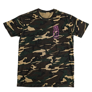 Bikeaholic Camo Flamin Tee Limited Edition