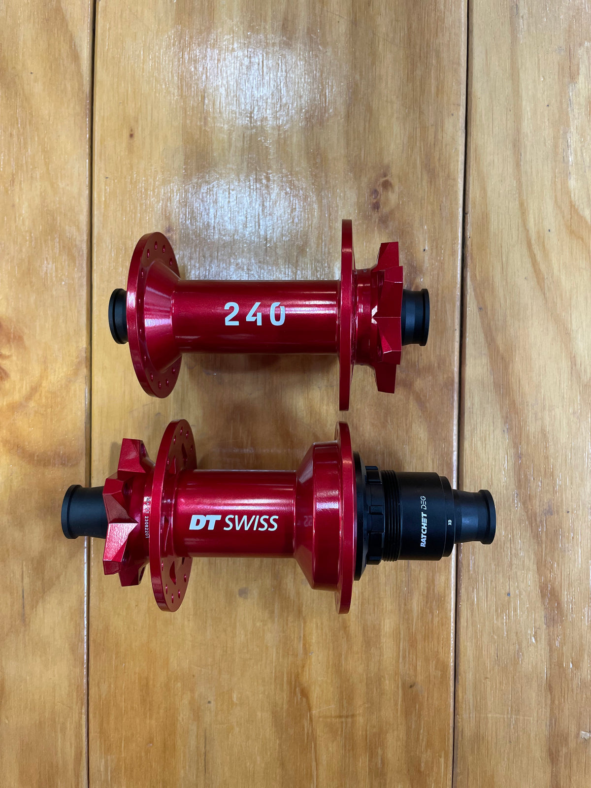 DT Swiss 240 Front Hub Limited Edition Red Colorway