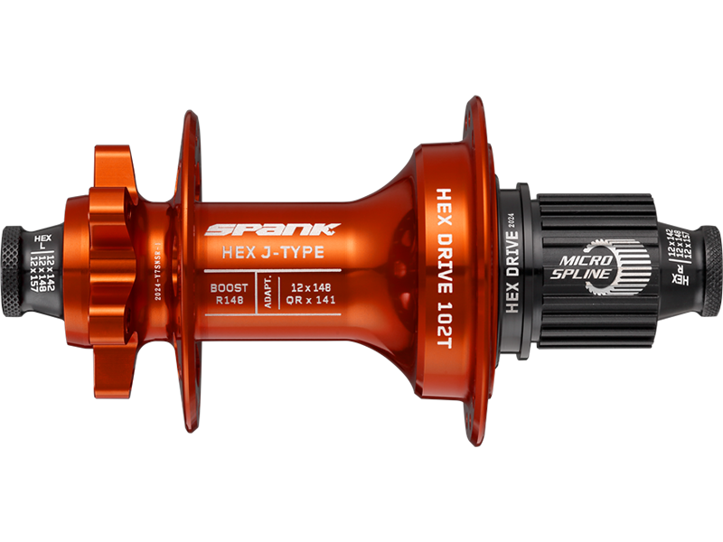 HEX-_J-TYPE_Boost_R148_Microspline_Hub_Orange