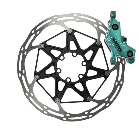 SRAM Motive Ultimate Teal Splatter Brake