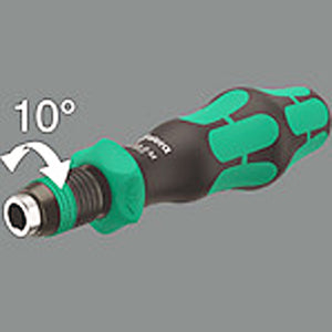 Wera Tools 838 RA-R M Bitholding screwdriver with ratchet functionality, 1/4"", 15-piece ratchet screwdriver set

