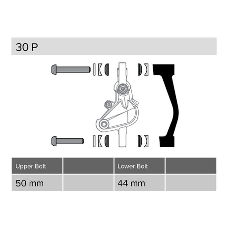 SRAM CPS Mount Caliper 30mm