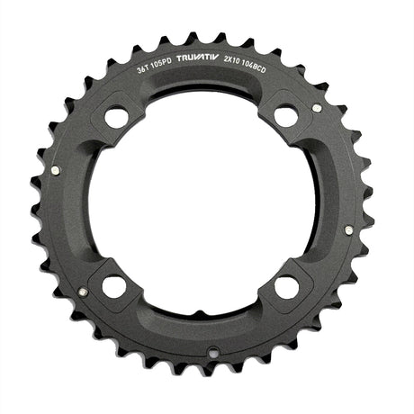 SRAM Chain Ring MTB 36 Tooth 104 S1 49 Chain Line AL5 2x10 No Pin Blast Black (For 36/22)

