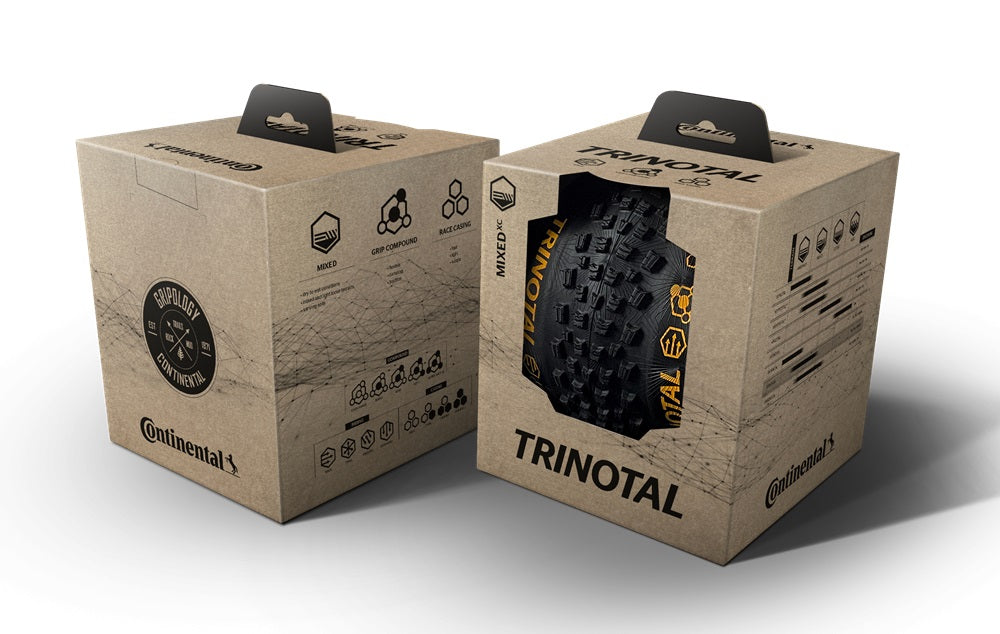 Continental Trinotal MTB tyre packaging