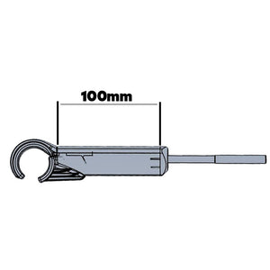 Yakima JustClick Frame Grab Arm Shaft 100mm