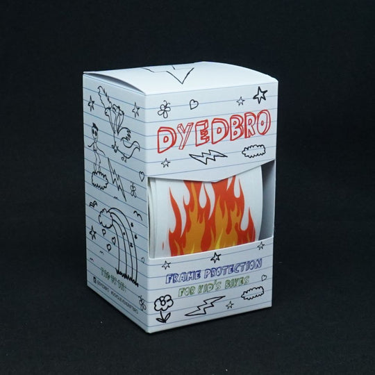 Dyedbro Kids Frame Protection Flames Pattern