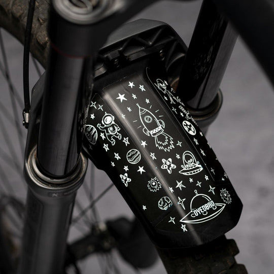 Dyedbro Mudguard Decals Fox / Rockshox Space Trip