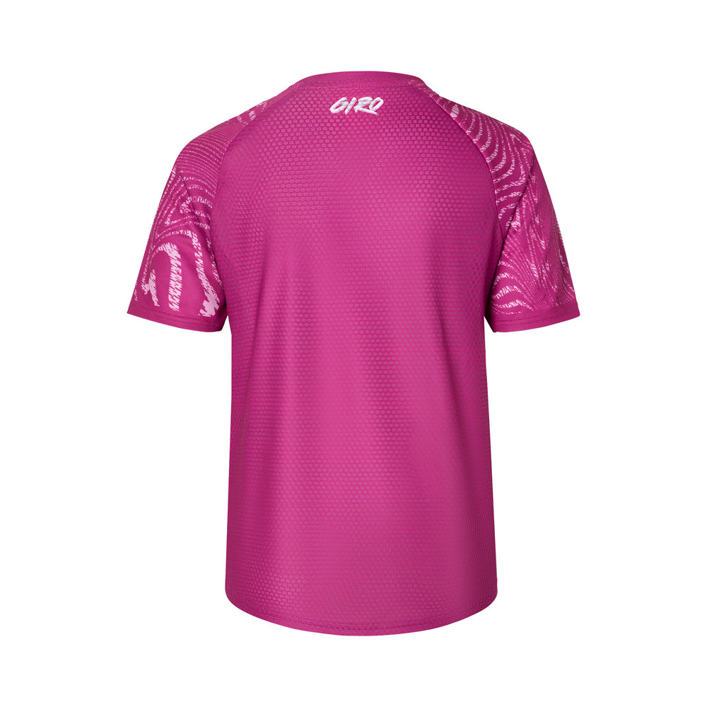 Giro Youth Roust Jersey - Pink Ripple