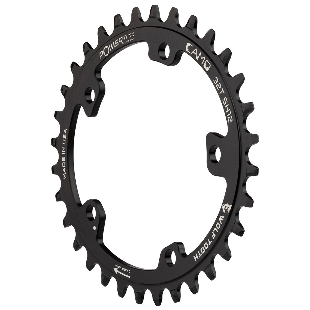 Camo Oval Drop Stop B Chainring