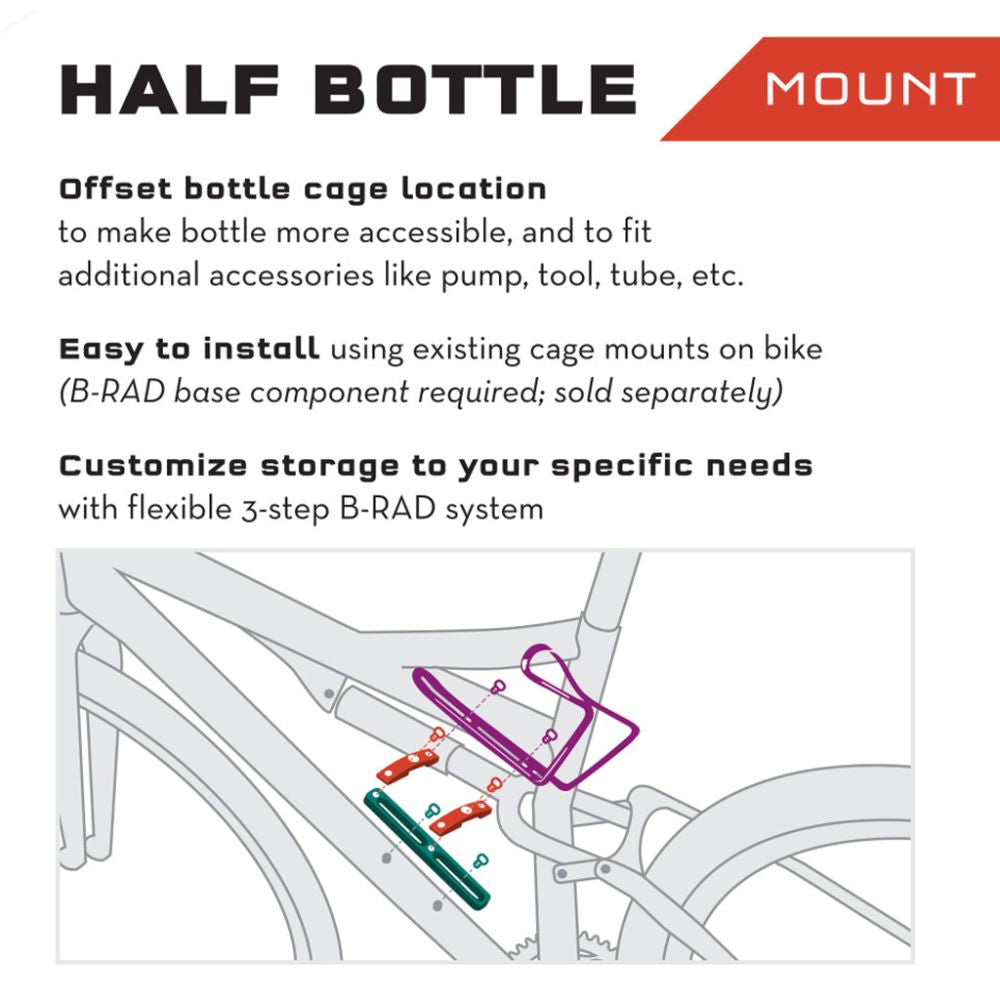 B Rad Half Bottle Adapter